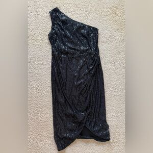 Black sequin dress